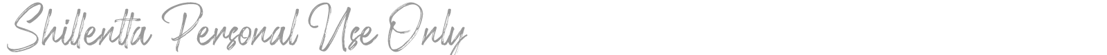 Shillentta font preview